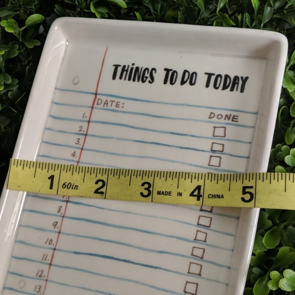 Rae Dunn Magenta Things To Do Today Tray Trinket - Picture 7 of 8